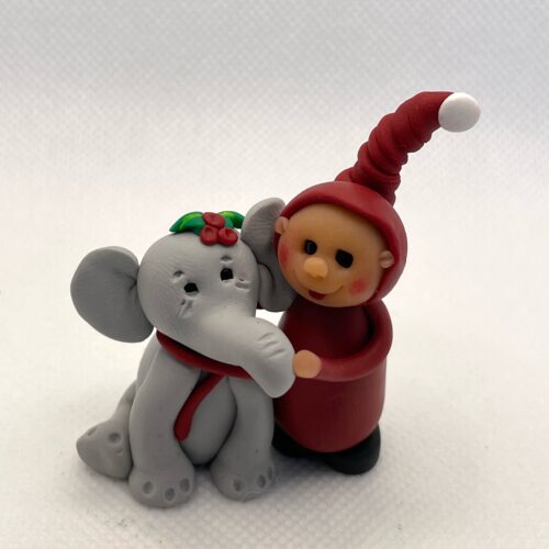 Nisse med elefant