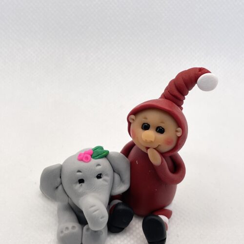 Nisse med elefant