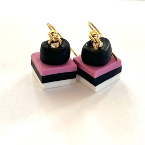 Øreringe med konfekt