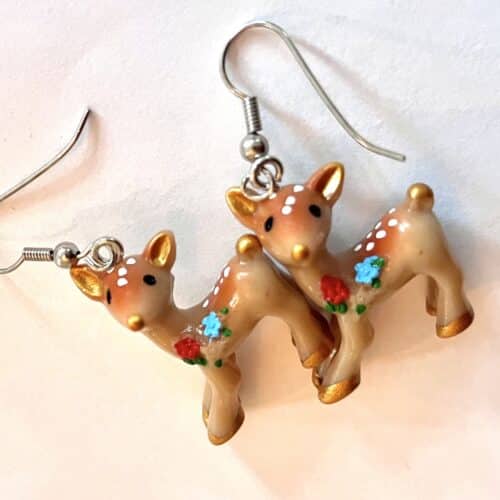 Øreringe med dådyr