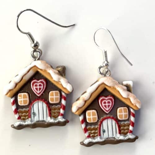 Øreringe med kagehus